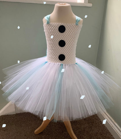 Snowman tutu dress