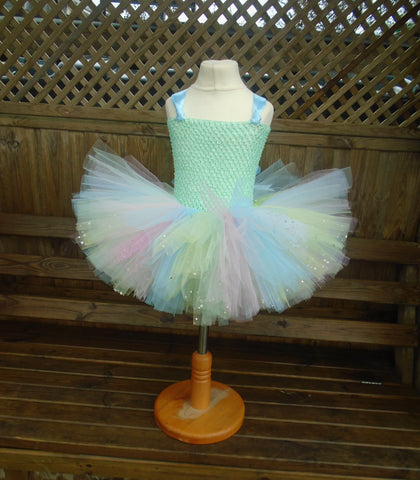 Pastel tutu dress with sparkle